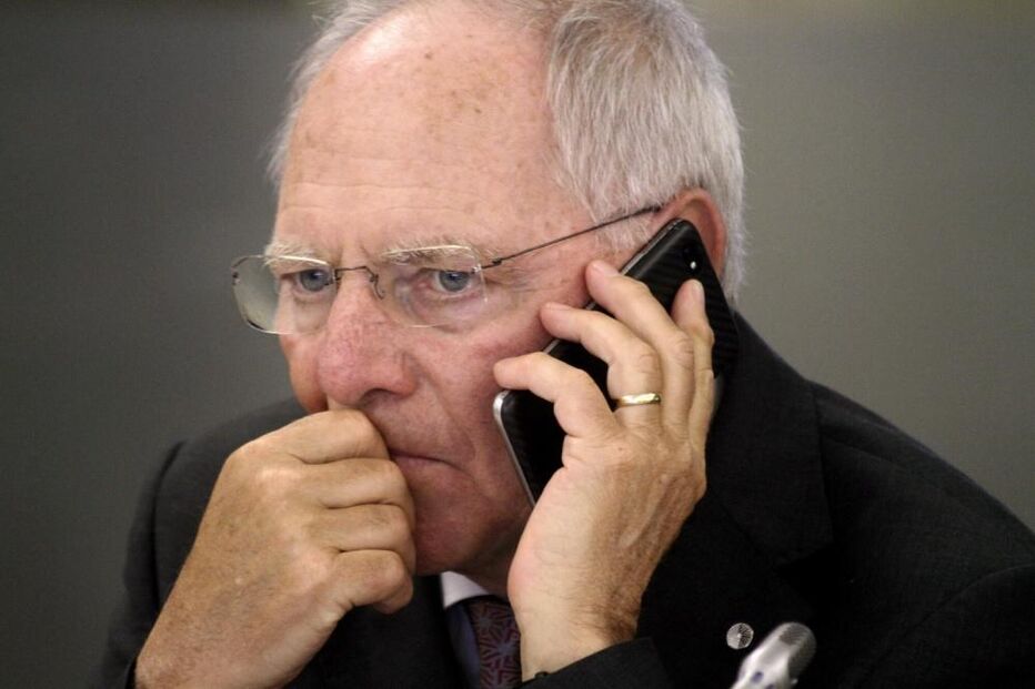 Wolfgang Schäuble, ministro, finanças, alemão