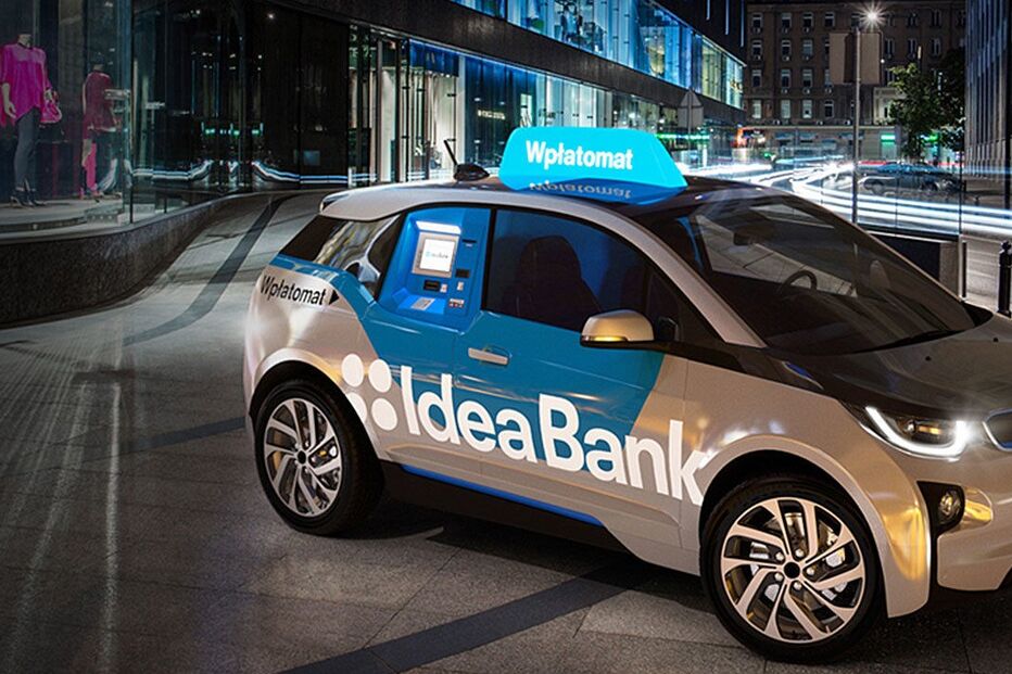Carros, multibanco, ATM, polónia, IdeaBank
