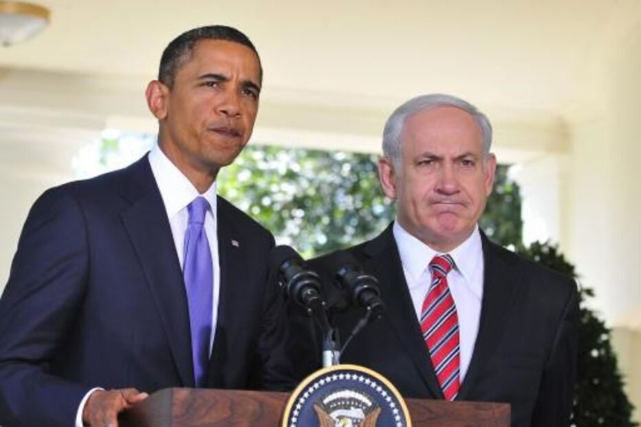 obama, Netanyahu