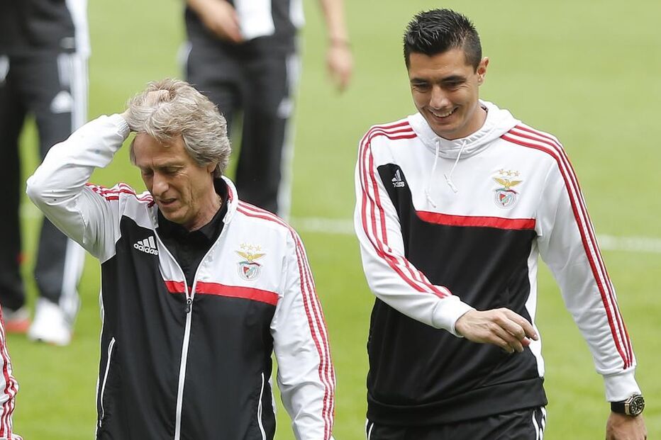 óscar cardozo, jorge jesus, benfica