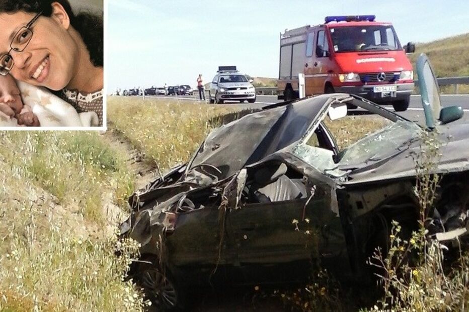 Ana Lúcia Ferreira, bebé, acidente