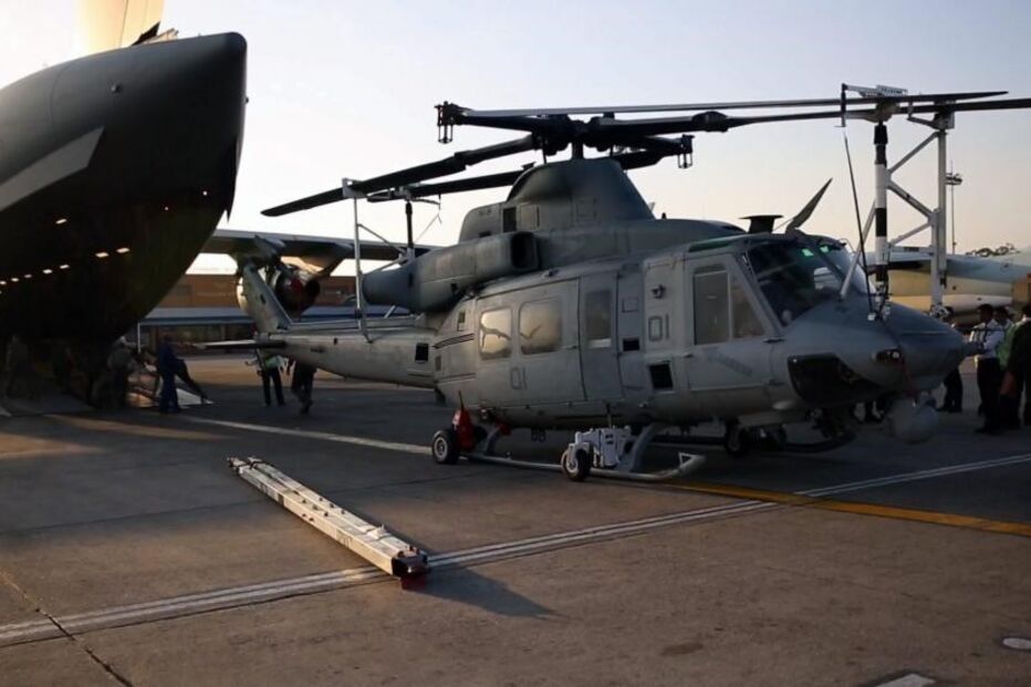 UH-1 Huey, helicóptero, marines, 