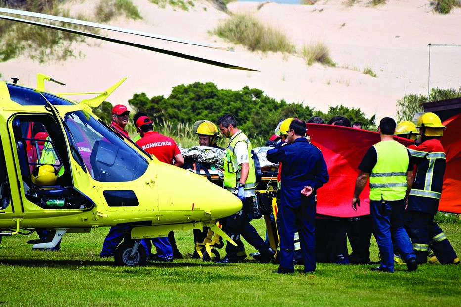 helicóptero, Hospital de Santa Maria
