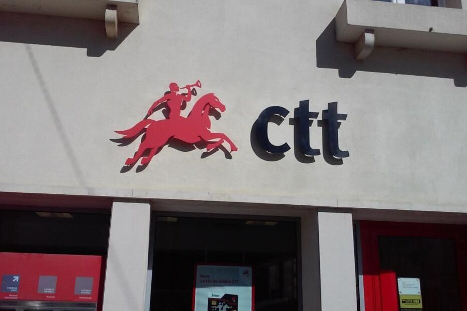 CTT, fachada, símbolo, logótipo, Abrantes