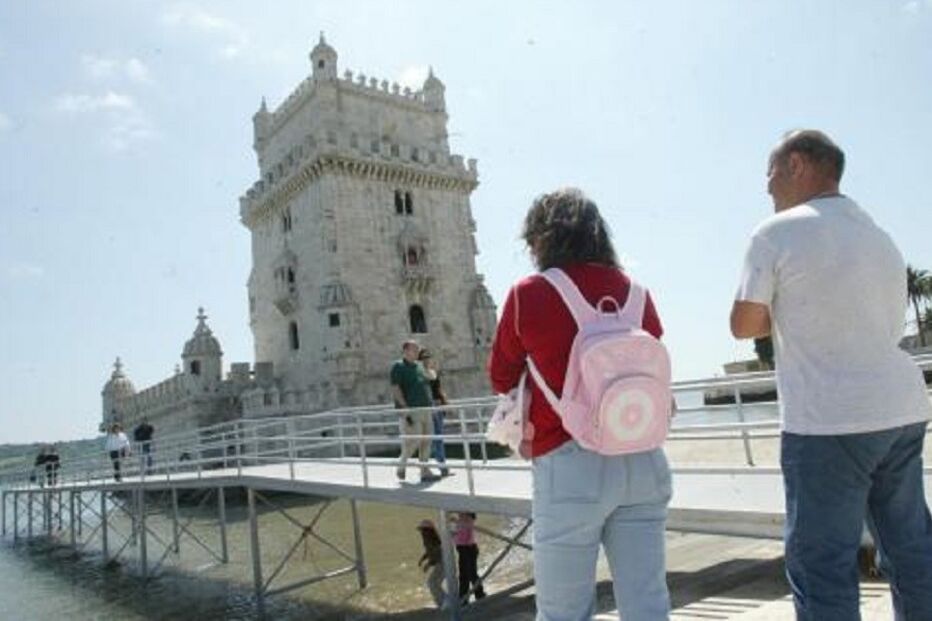 Torre de Belém, turistas, 