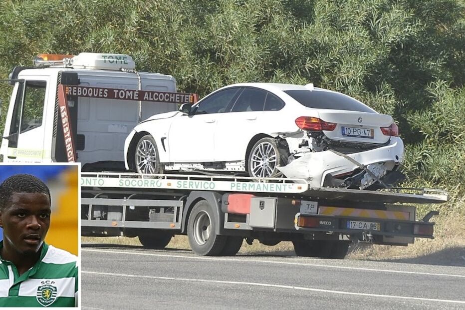 William Carvalho, Sporting, acidente