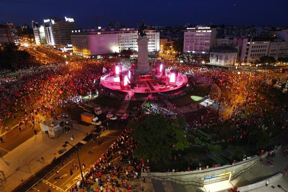 Benfica, Marquês de Pombal, Lisboa, festejos