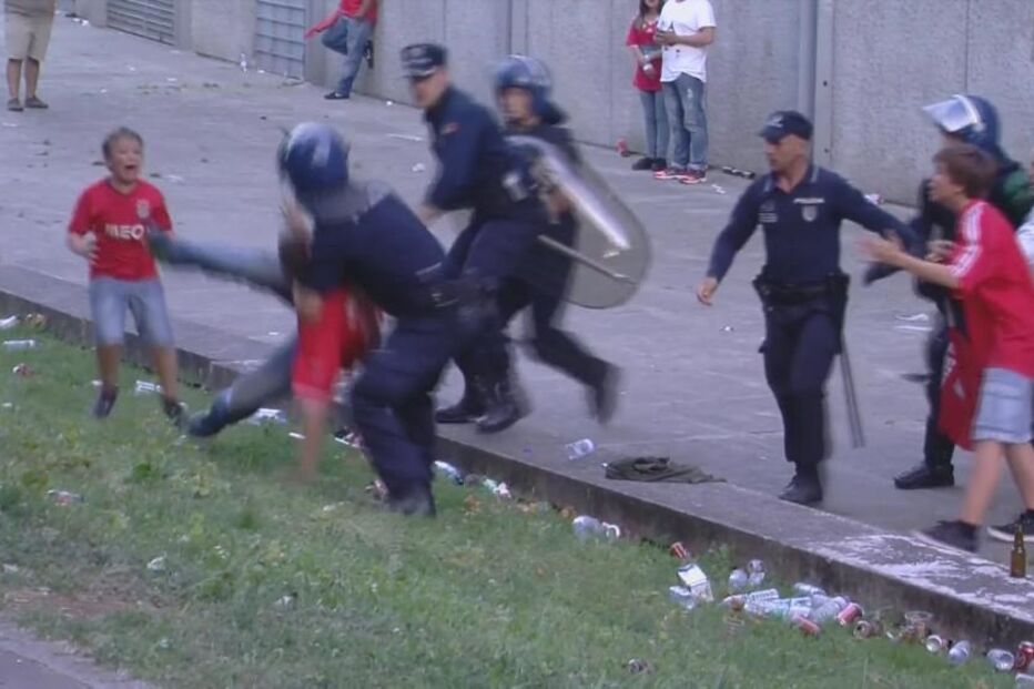 Agressão, benfica, guimarães