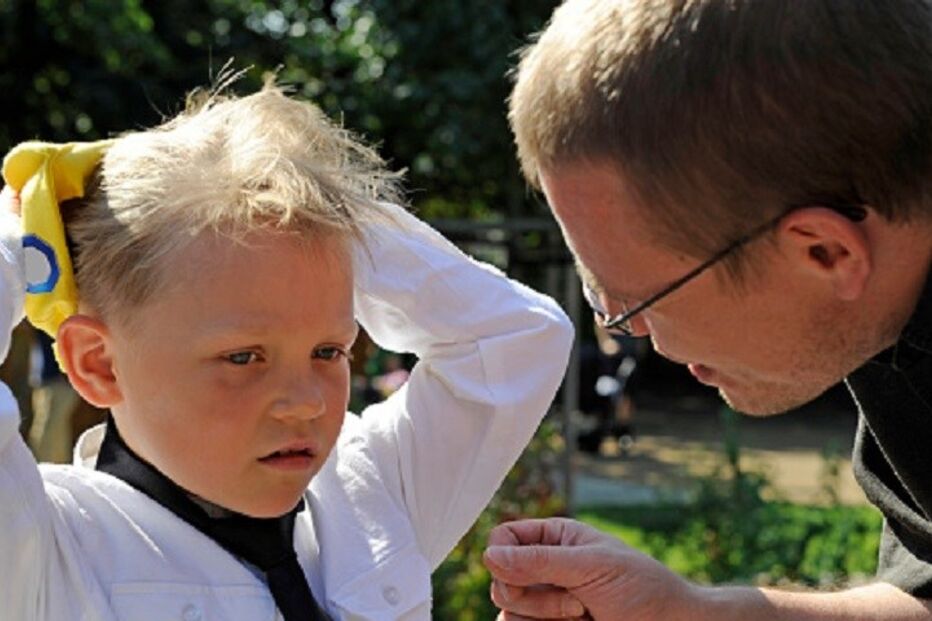 crianças, proteção, pais