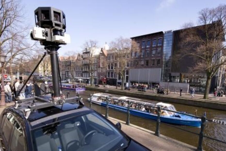 carro, câmara, Google Street View,