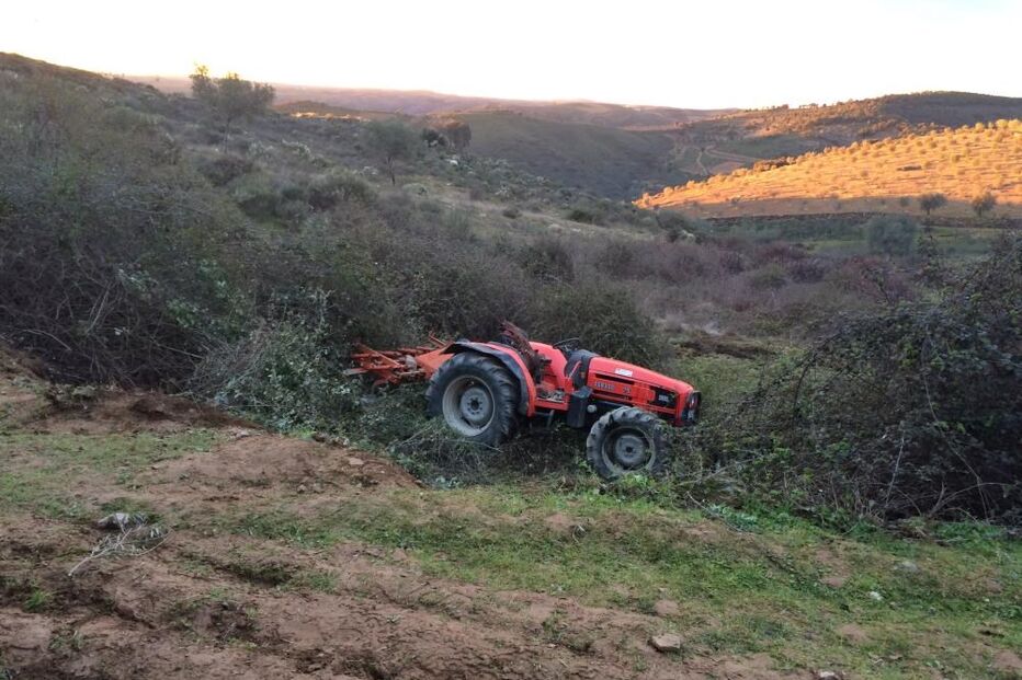 Acidente, trator