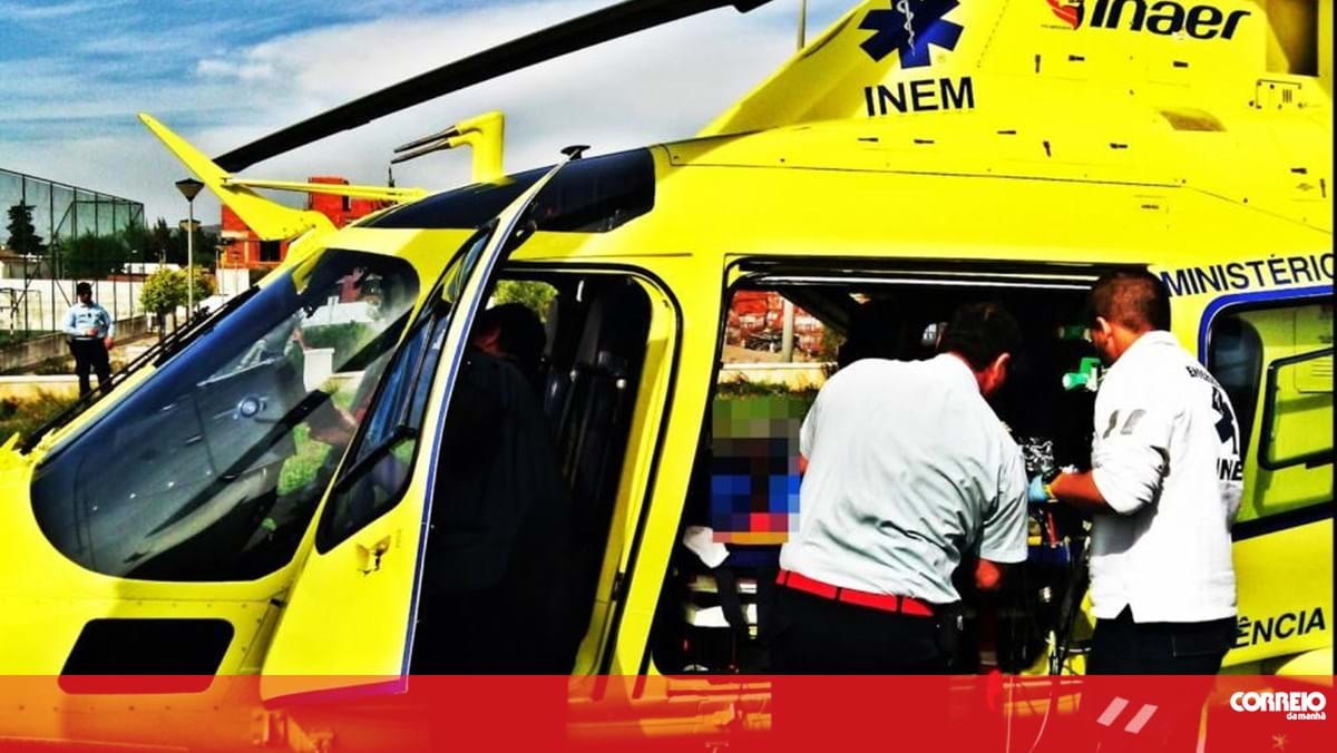 Helicóptero do INEM acionado para transportar ferido de acidente com trator – Portugal