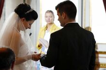 noivos, Santo António, cerimónia, casais, Lisboa