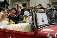 noivos, Santo António, cerimónia, casais, Lisboa