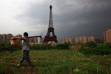 réplica, Torre Eiffel, Zhejiang, China
