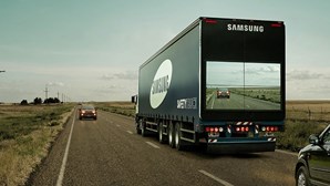 Samsung torna transparentes os camiões