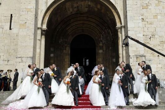 Lisboa, Noivos de Santo António, cerimónia