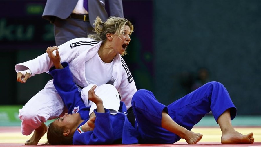 A judoca portuguesa Telma Monteiro venceu em Baku