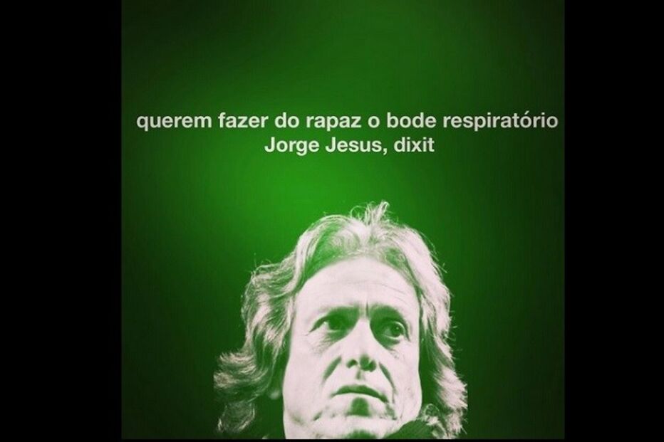 jorge jesus, benfica, treinador, sátira