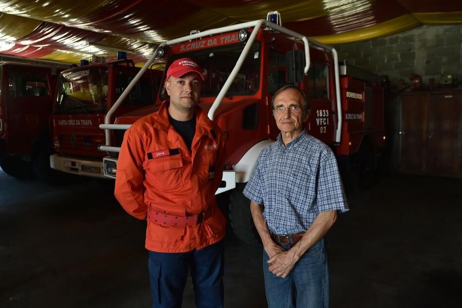 bombeiros, francisco lima, bombeiros de santa cruz da trapa