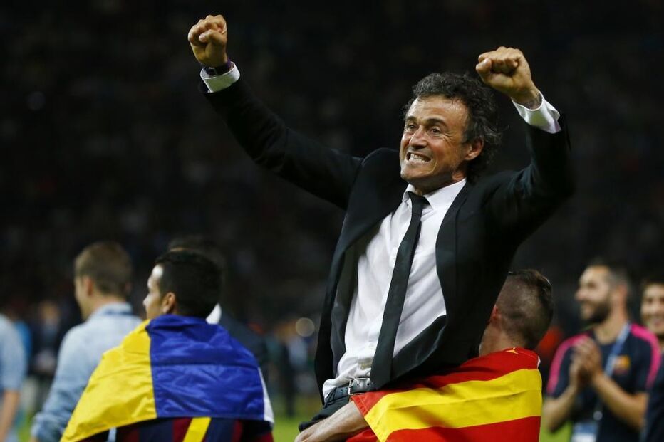 07-06-2015_00_19_10 Festejo do treinador do Barcelona Luís Enrique reuters.JPG