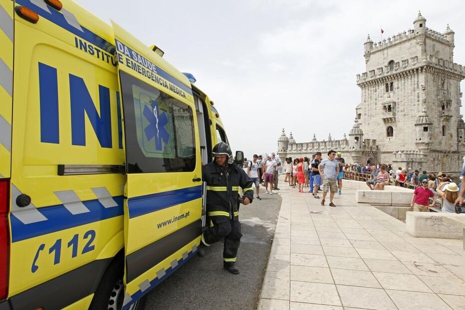 INEM, Lisboa, ambulância, Torre de Belém