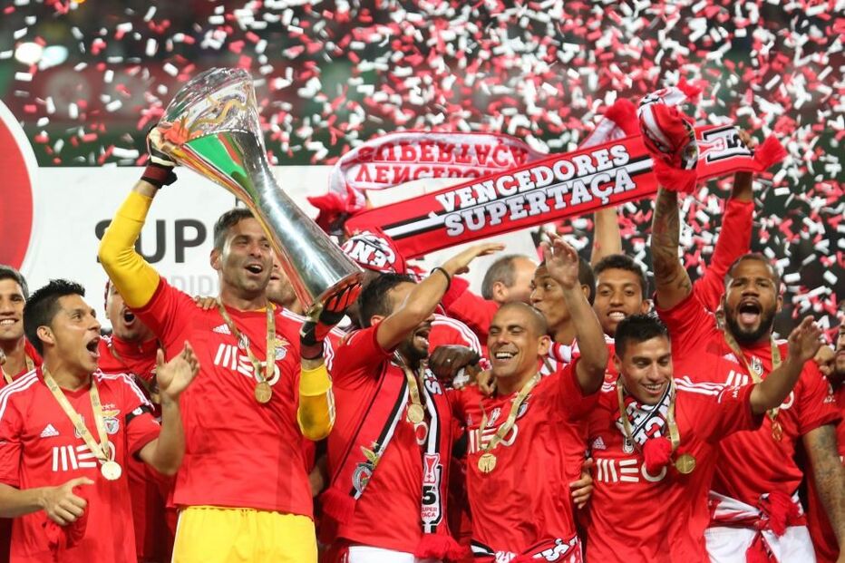 Benfica, Supertaça, festejos, vitória, Estádio Municipal de Aveiro
