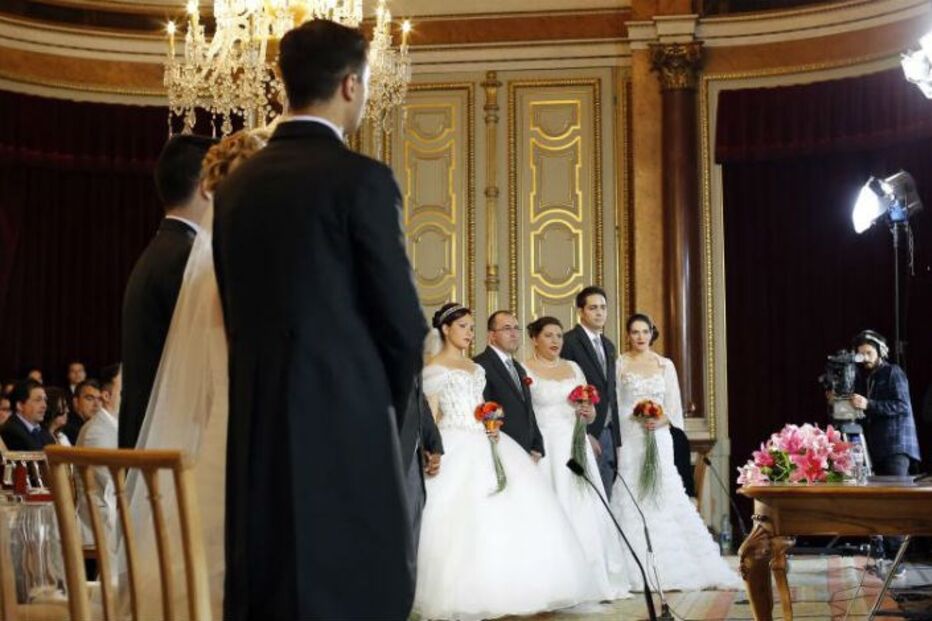 noivos, Santo António, cerimónia, casais, Lisboa