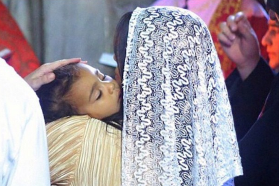 North West, batismo, batizado, Kim Kardashian, Kanye West