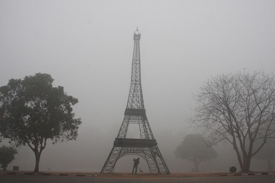 réplica, Torre Eiffel, Chandigarh, India