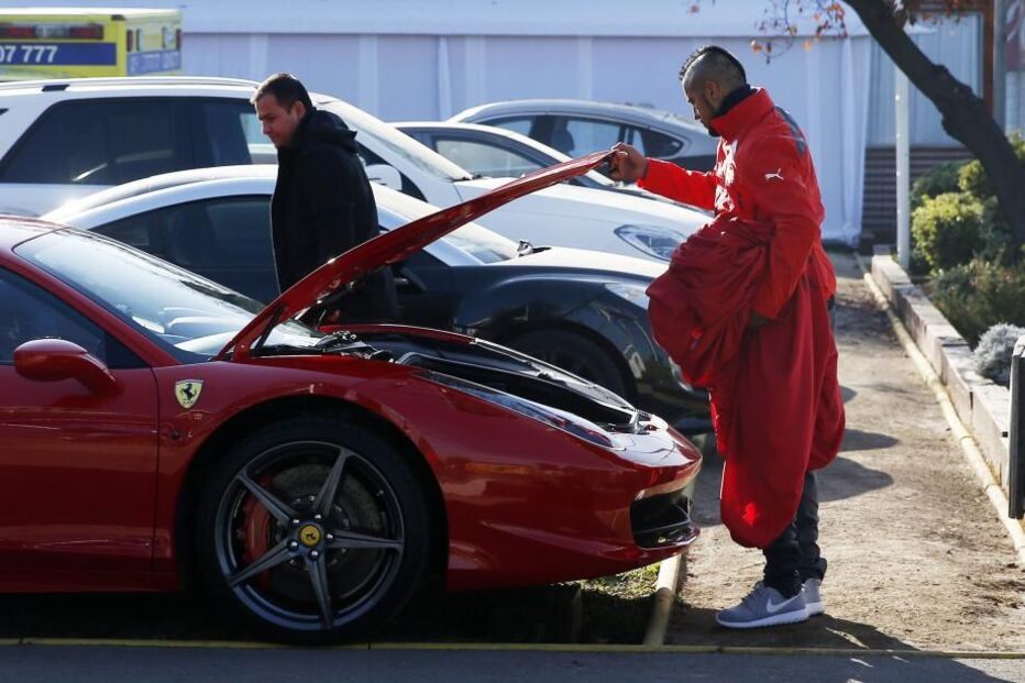 Destroços, Vidal, Arturo Vidal, Ferrari, álcool, acidente, jogador chileno, médio chileno