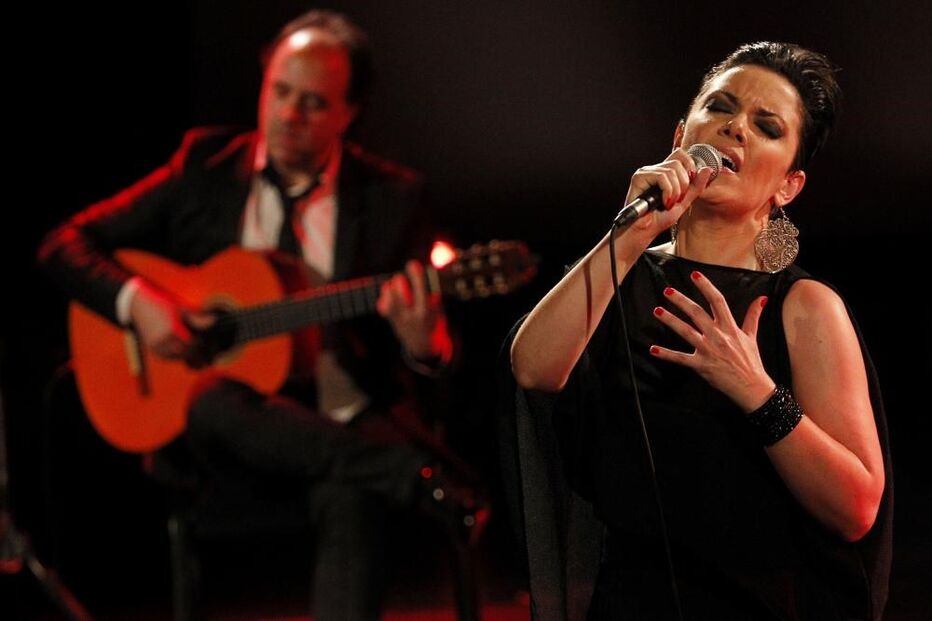 Ana Laíns, cantora, espetáculo, palco, CCB, Grande Auditório do CCB, 8 Séculos de Língua Portuguesa