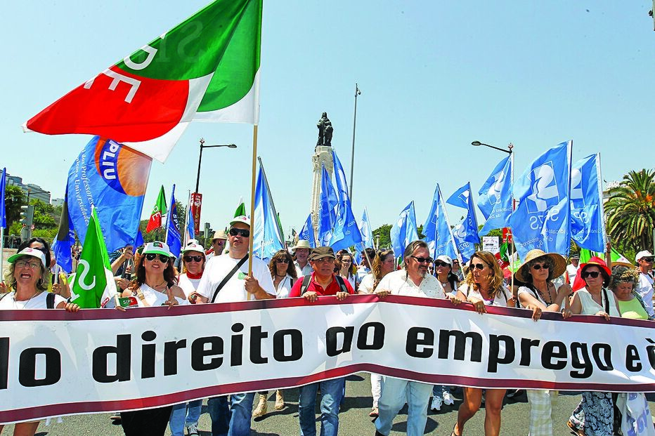 Protestos, professores 