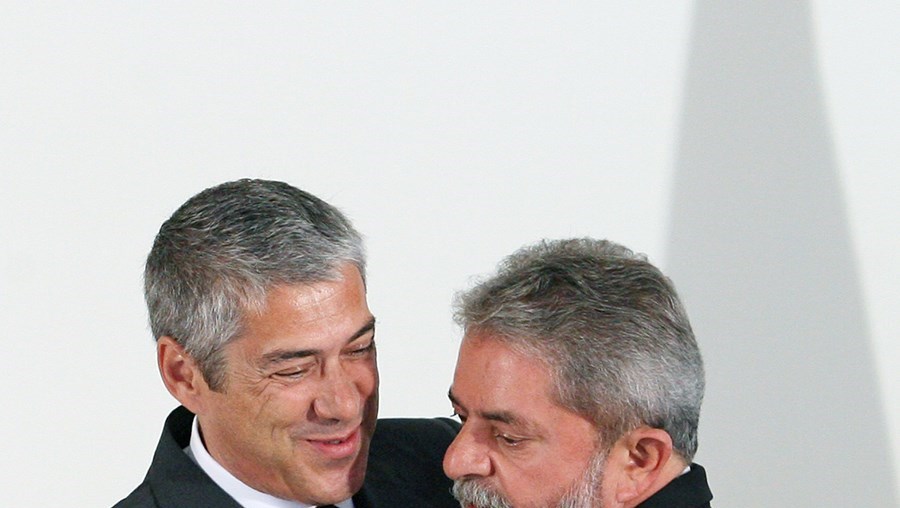 José Sócrates e Lula da Silva, ex-primeiro-ministro de Portugal e ex-presidente do Brasil