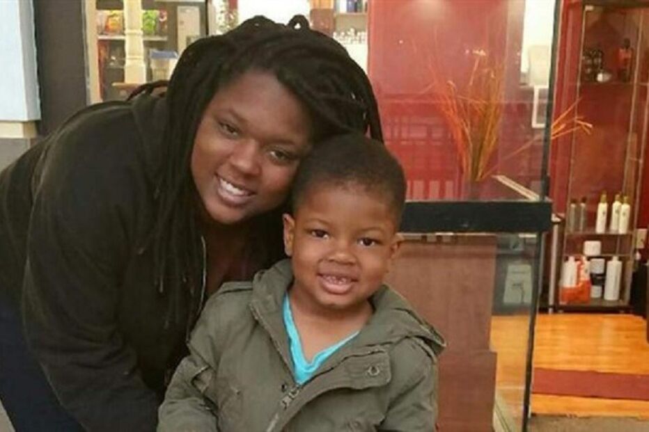 mãe, filho, Romechia Simms, Ji’Aire