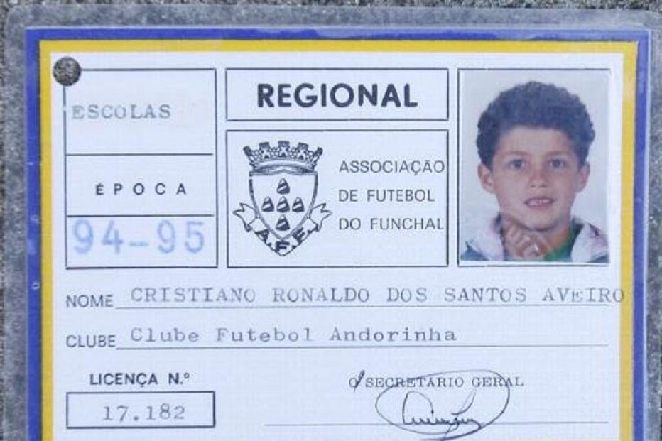 Cristiano Ronaldo, CF Andorinha, ficha