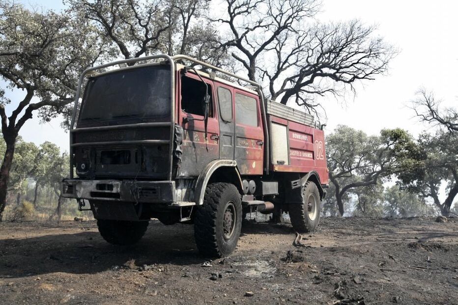 bombeiros, incêndio, fogo, Castelo Branco