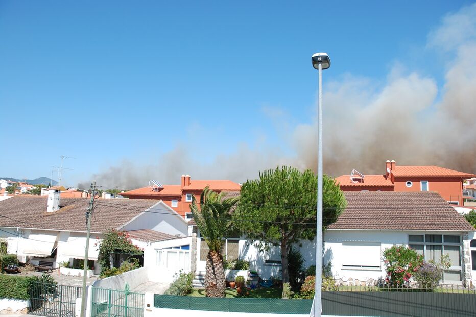 fotos, leitores, incêndio, Cascais