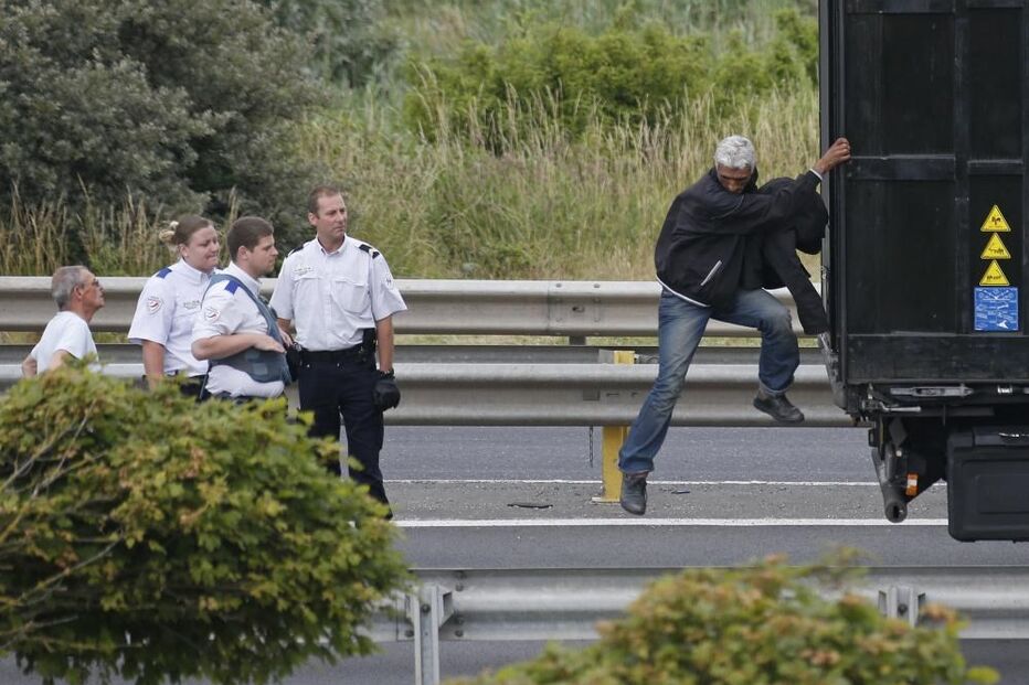 migrantes, Calais