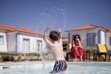 hotéis, férias, crianças verão