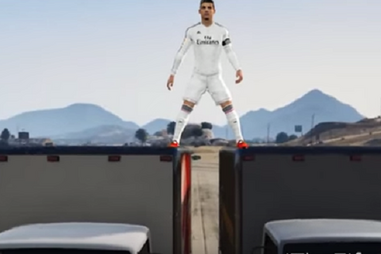 Ronaldo é protagonista de jogo violento