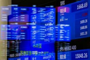 Índice Nikkei reflete a média não ponderada dos 225 principais valores da bolsa de Tóquio