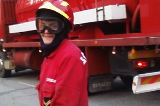 bombeira, cláudia colaço