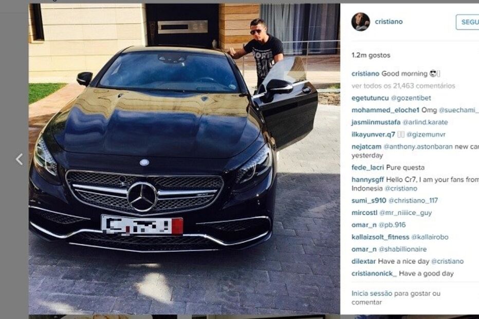 Mercedes-Benz S65 AMG Coupé, Cristiano Ronaldo