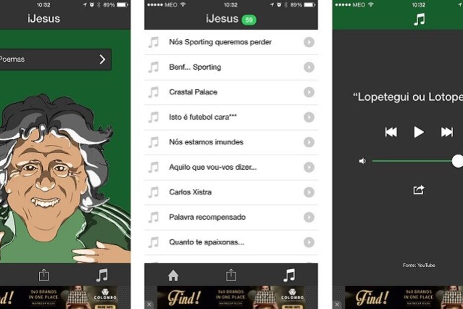 Jorge Jesus, treinador, ijesus, app, aplicação