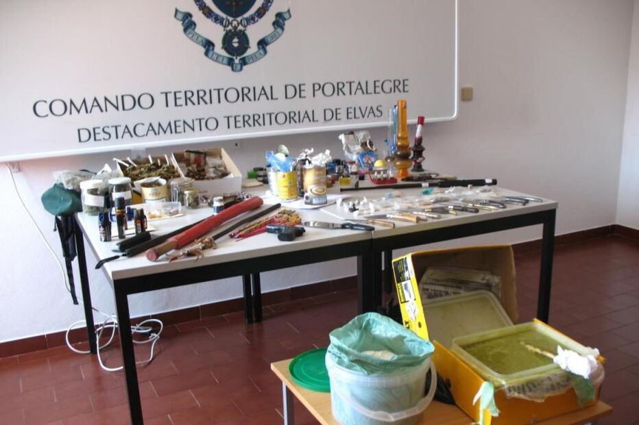 GNR, Freedom Festival, Elvas, detenção, droga, armas
