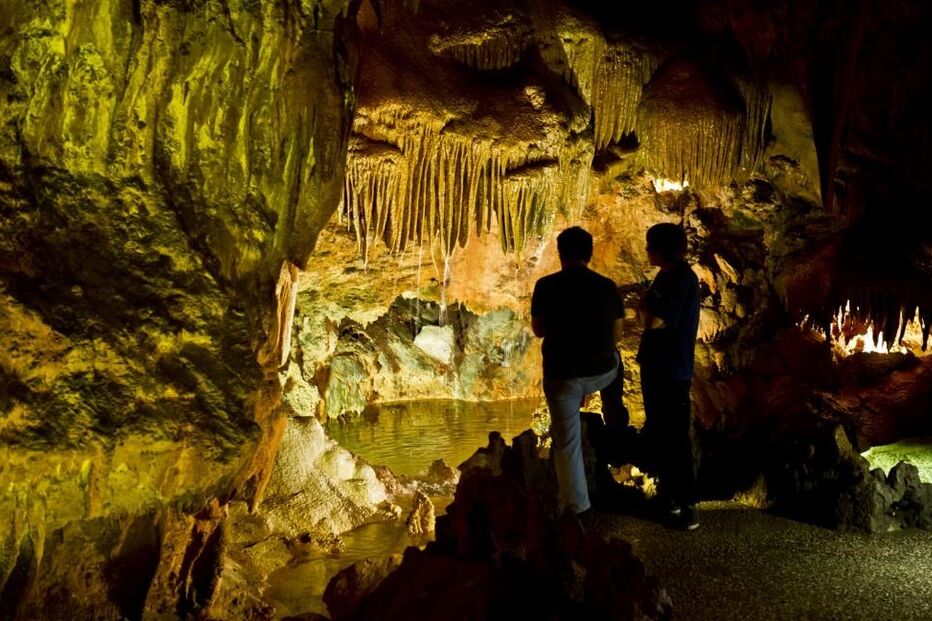 grutas de mira de aire, porto de mós