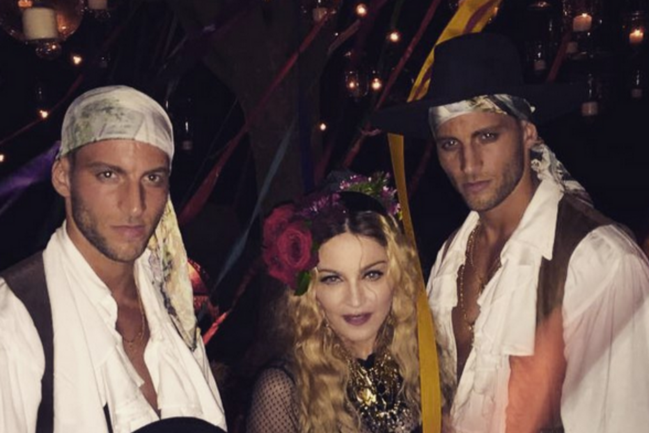 Kevin Sampaio, Madonna, Jonathan, gémeos, modelos, irmãos, festa