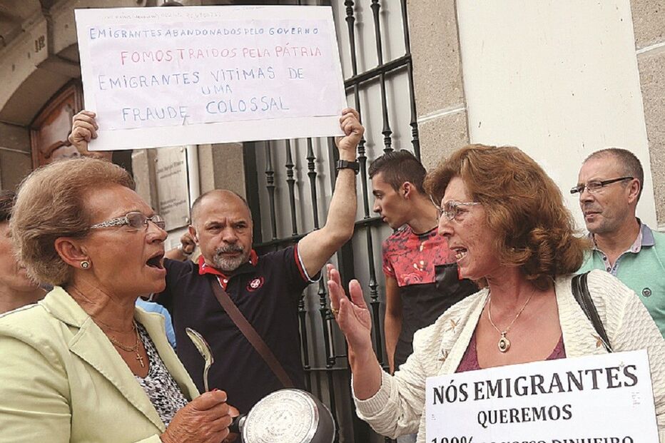 emigrantes, lesados, manifestação, demarcada, emigrantes, protestos, BES