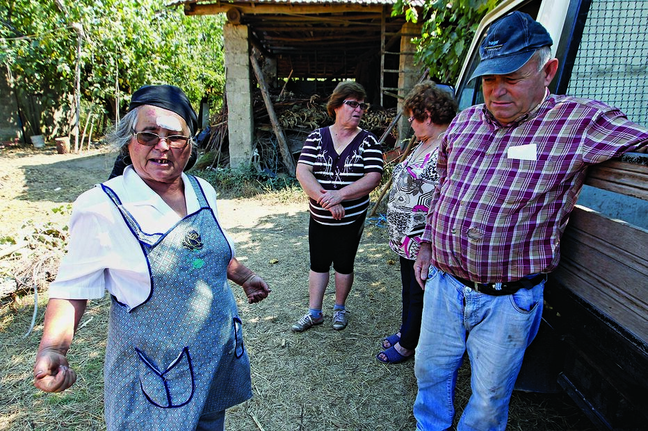 Idosa espancada por assaltantes 